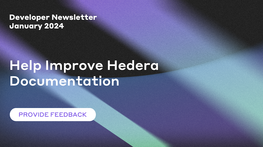 Developer Newsletter January 2024